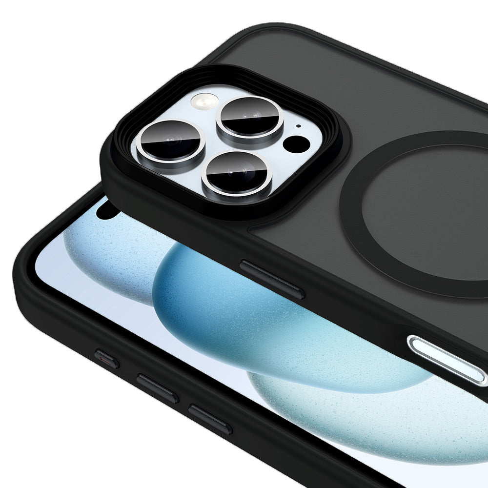 Cepax Matte Magsafe iPhone 16 Pro Max Mat Arka Yüzey Kablosuz Şarj Özellikli Telefon Kılıfı - 2 Cepax Matte Magsafe iPhone 16 Pro Max Mat Arka Yüzey Kablosuz Şarj Özellikli Telefon Kılıfı - 2